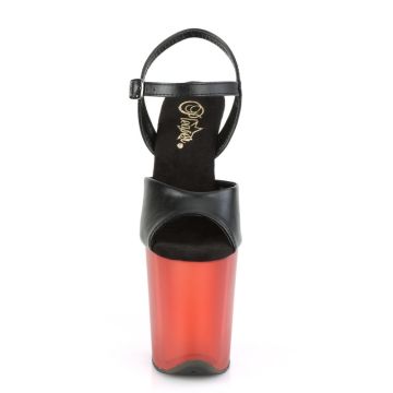 Extra vysoké podpatky sexy boty FLAM809T/BPU/R | FLAMINGO-809T Pleaser - zepředu