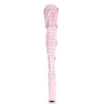 Růžové fetiš kozačky BEY3028/BP/M | BEYOND-3028 Pleaser - zepředu