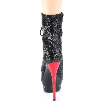Sexy go-go kozačky BL-R1020/BSQ/B-R | BLONDIE-R-1020 Pleaser - zezadu Sexy go-go kozačky BL-R1020/BSQ/B-R | BLONDIE-R-1020 Pleaser - zezadu