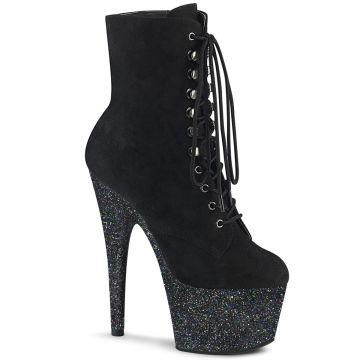 ADORE-1020FSMG | Černé kotníčkové kozačky ADO1020FSMG/BFS/BG Pleaser