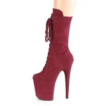 Rudé pole dance kozačky FLAM1050FS/BYFS/M | FLAMINGO-1050FS Pleaser - z vnitřku