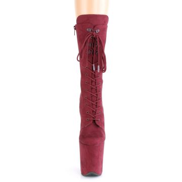 Rudé pole dance kozačky FLAM1050FS/BYFS/M | FLAMINGO-1050FS Pleaser - zepředu