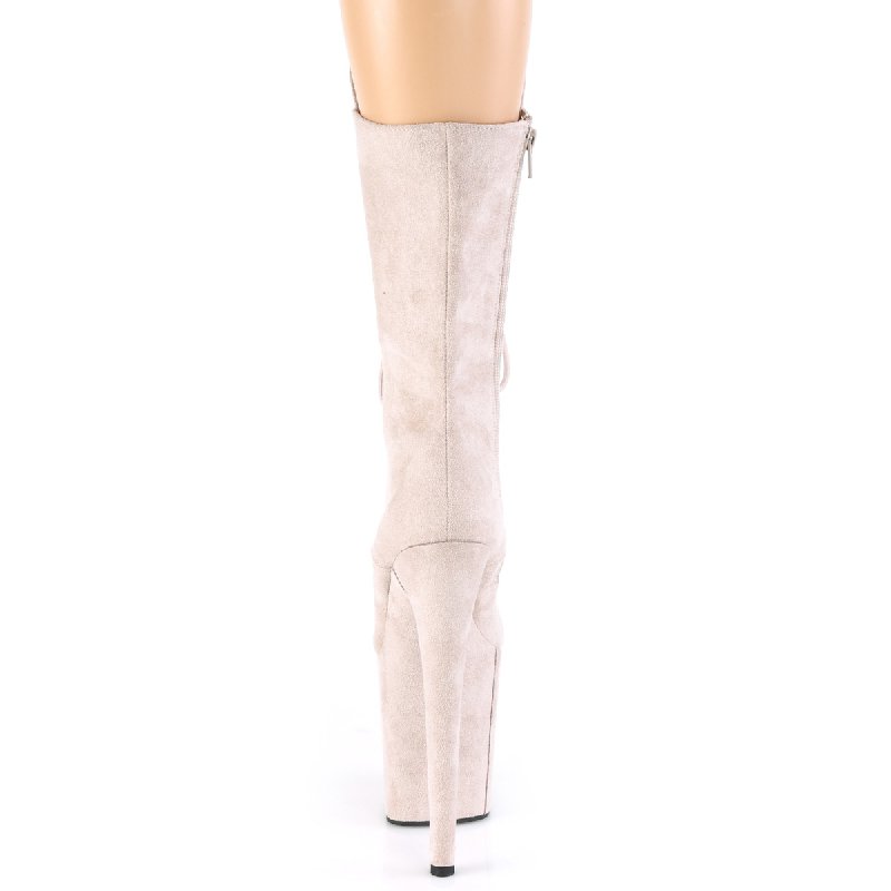 Tělové taneční kozačky FLAM1050FS/NDFS/M | FLAMINGO-1050FS Pleaser - zezadu