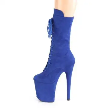 Modré taneční kozačky FLAM1050FS/RYBLFS/M | FLAMINGO-1050FS Pleaser - z vnitřku
