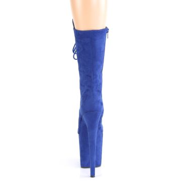 Modré taneční kozačky FLAM1050FS/RYBLFS/M | FLAMINGO-1050FS Pleaser - zezadu Modré taneční kozačky FLAM1050FS/RYBLFS/M | FLAMINGO-1050FS Pleaser - zezadu