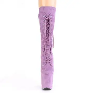 Fialové taneční kozačky FLAM1050FS/LLFS/M | FLAMINGO-1050FS Pleaser - zepředu