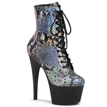 Taneční kozačky z hadím vzorem ADO1020SP/SHGSP/B Pleaser | ADORE-1020SP Pleaser