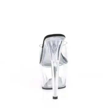 Průhledné sexy boty ADO701/C-B/C | ADORE-701 Pleaser - zezadu