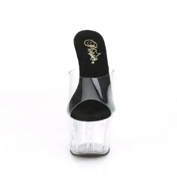 Průhledné sexy boty ADO701/C-B/C | ADORE-701 Pleaser - zepředu