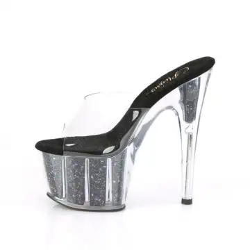 Černé go-go pantofle na platformě Pleaser ADO701CG/C/BG | ADORE-701CG Pleaser - z vnitřku