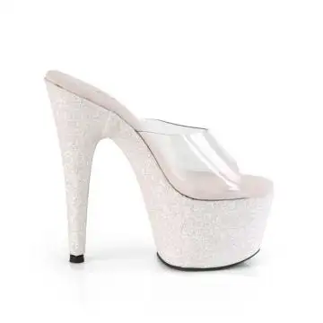 Růžové luxusní go-go pantofle Pleaser ADO701HMG/C/OPG | ADORE-701HMG Pleaser - z vnějšku