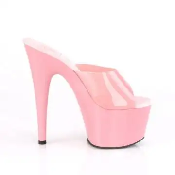 Růžové pantofle na vysoké platformě ADO701N/BPTPU/M | ADORE-701N Pleaser - z vnějšku