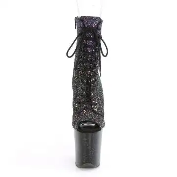 Luxusní kozačky Pleaser FLAM1021OMBG/PPG/B pro striptýz | FLAMINGO-1021OMBG Pleaser - zepředu