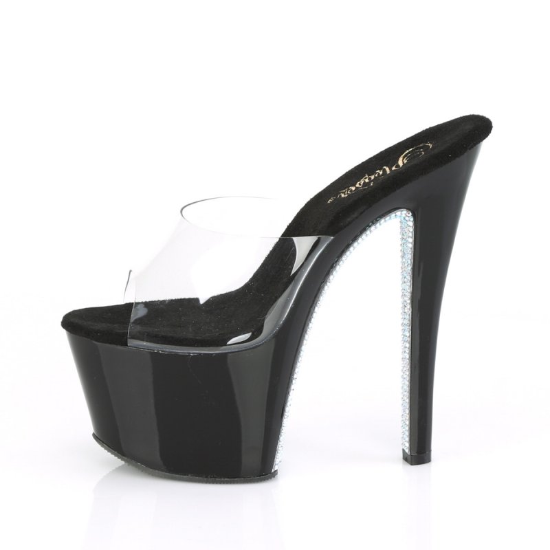 SKY-301CRS SKY301CRS/C/B-SRS Luxusní sexy boty Pleaser | SKY-301CRS Pleaser - z vnitřku