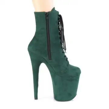 Zelené taneční kozačky FLAM1020FS/EMGFS/M | FLAMINGO-1020FS Pleaser - z vnějšku
