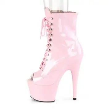 ADO1021/BP/M růžové go-go kozačky | ADORE-1021 Pleaser - z vnitřku