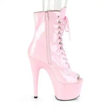 ADO1021/BP/M růžové go-go kozačky | ADORE-1021 Pleaser - z vnějšku
