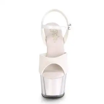 Růžové sandály na pole dance Pleaser ADO710G/OPG/M | ADORE-710G Pleaser - zepředu