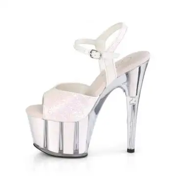 Růžové sandály na pole dance Pleaser ADO710G/OPG/M | ADORE-710G Pleaser - z vnitřku