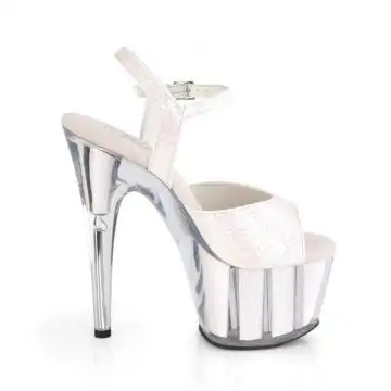 Růžové sandály na pole dance Pleaser ADO710G/OPG/M | ADORE-710G Pleaser - z vnějšku