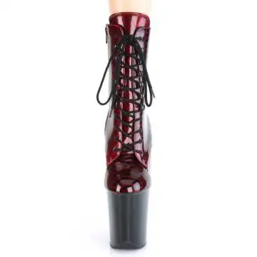 Taneční kozačky s hadím vzorem FLAM1020SP/RSPPT/B | FLAMINGO-1020SP Pleaser - zepředu