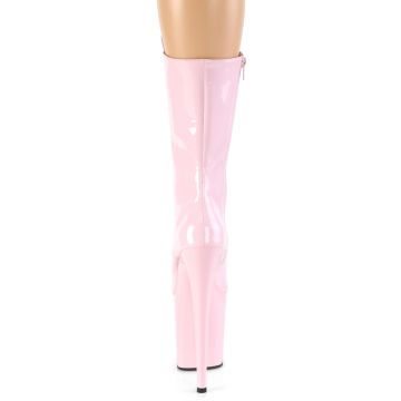 Růžové kozačky FLAM1050/BP/M | FLAMINGO-1050 Pleaser - zezadu Růžové kozačky FLAM1050/BP/M | FLAMINGO-1050 Pleaser - zezadu