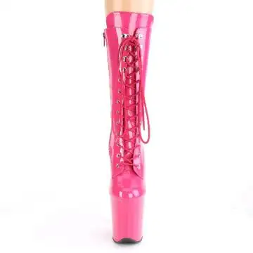 Tmavě růžové kozačky FLAM1050/HP/M | FLAMINGO-1050 Pleaser - zepředu