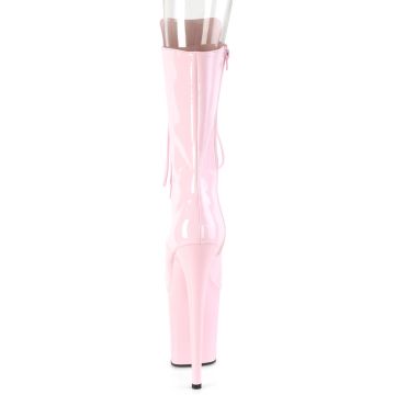 Růžové taneční kozačky FLAM1051/BP/M | FLAMINGO-1051 Pleaser - zezadu