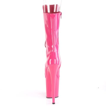 Tmavě růžové taneční kozačky FLAM1051/HP/M | FLAMINGO-1051 Pleaser - zezadu