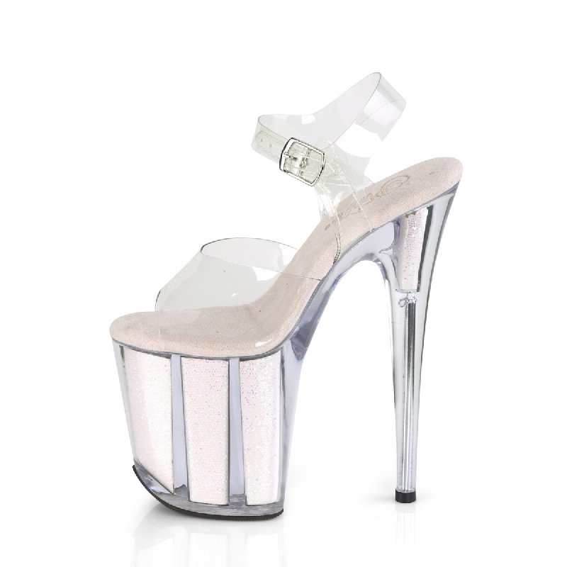 Taneční sandály na extra podpatku FLAM808G/C/OPG | FLAMINGO-808G Pleaser - z vnitřku