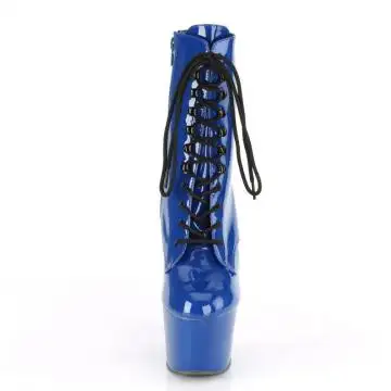ADO1020/RYBL/M modré taneční kozačky | ADORE-1020 Pleaser - zepředu