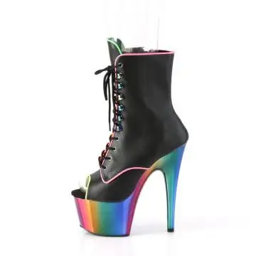 Striptýzové kotníkové kozačky Pleaser ADO1021RC-02/BPU/CH | ADORE-1021RC-02 Pleaser - z vnitřku