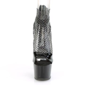 Černé sexy boty ADO765RM/BPT-MS/M | ADORE-765RM Pleaser - zepředu