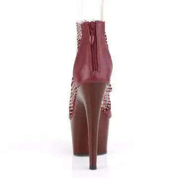 Rudé sexy boty ADO765RM/BYFS-MS/M | ADORE-765RM Pleaser - zezadu