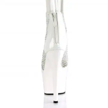 Bílé sexy boty ADO765RM/WPT-MS/M | ADORE-765RM Pleaser - zezadu