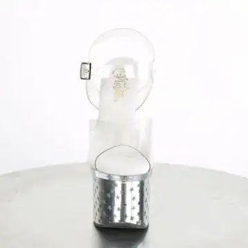 LED svítící sandály Pleaser DISCOLT708STAR/C/SCH | DISCOLITE-708STAR Pleaser - zepředu