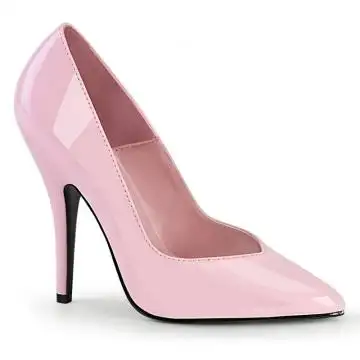 Růžové lodičky na vysokém podpatku 8220/BP | SEDUCE-420V Pleaser