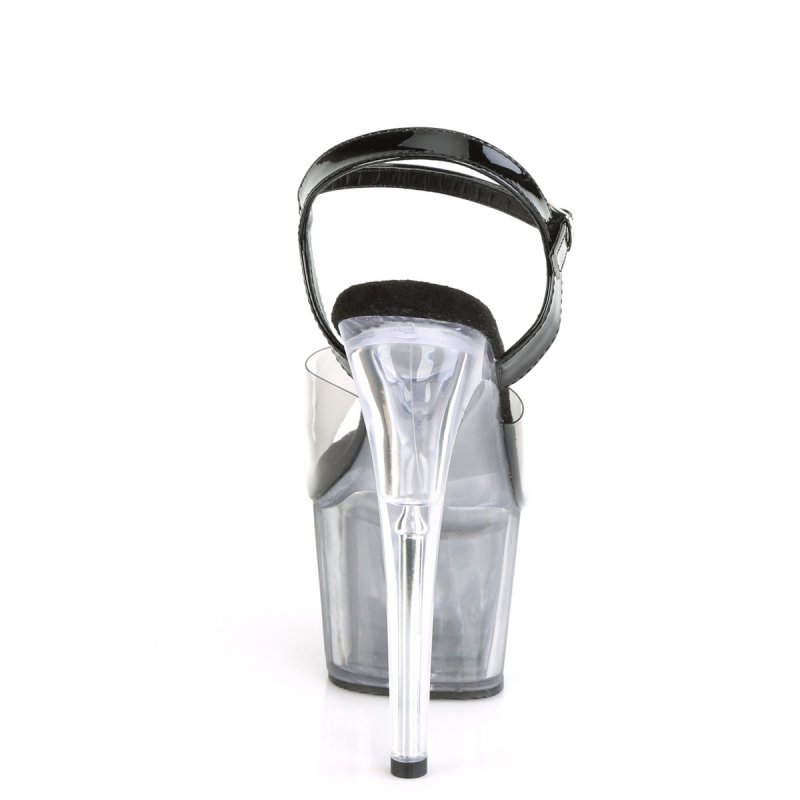 Taneční sexy boty ADORE-708T-1 ADO708T-1/SK-BPT/B-C | ADORE-708T-1 Pleaser - zezadu