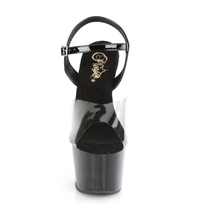 Taneční sexy boty ADORE-708T-1 ADO708T-1/SK-BPT/B-C | ADORE-708T-1 Pleaser - zepředu