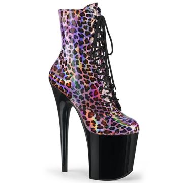 FLAMINGO-1020LP FLAM1020LP/PNHG/B kozačky s leopard vzorem | FLAMINGO-1020LP Pleaser FLAMINGO-1020LP FLAM1020LP/PNHG/B kozačky s leopard vzorem | FLAMINGO-1020LP Pleaser