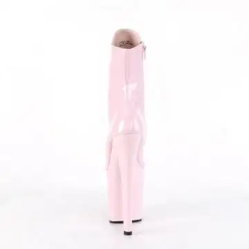 Růžové taneční kozačky XTM1020/BP/M | XTREME-1020 Pleaser - zezadu
