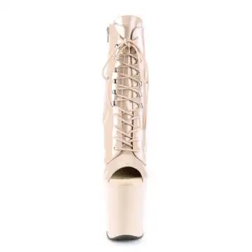 Tělové kozačky s otevřenou špičkou XTM1021/ND/M | XTREME-1021 Pleaser - zepředu