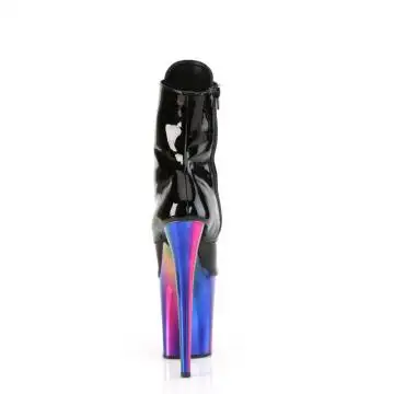 Taneční kozačky Pleaser FLAM1020RC/B/RBOWCH | FLAMINGO-1020RC Pleaser - zezadu
