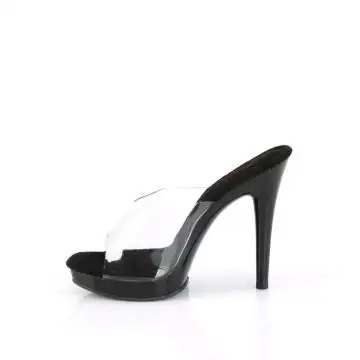Černé pantofle pro pozing a modeling GLORY501/C/B | GLORY-501 Fabulicious - z vnitřku