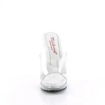 Průhledné pantofle pro pozing a NPC soutěže GLORY501/C/M | GLORY-501 Fabulicious - zepředu