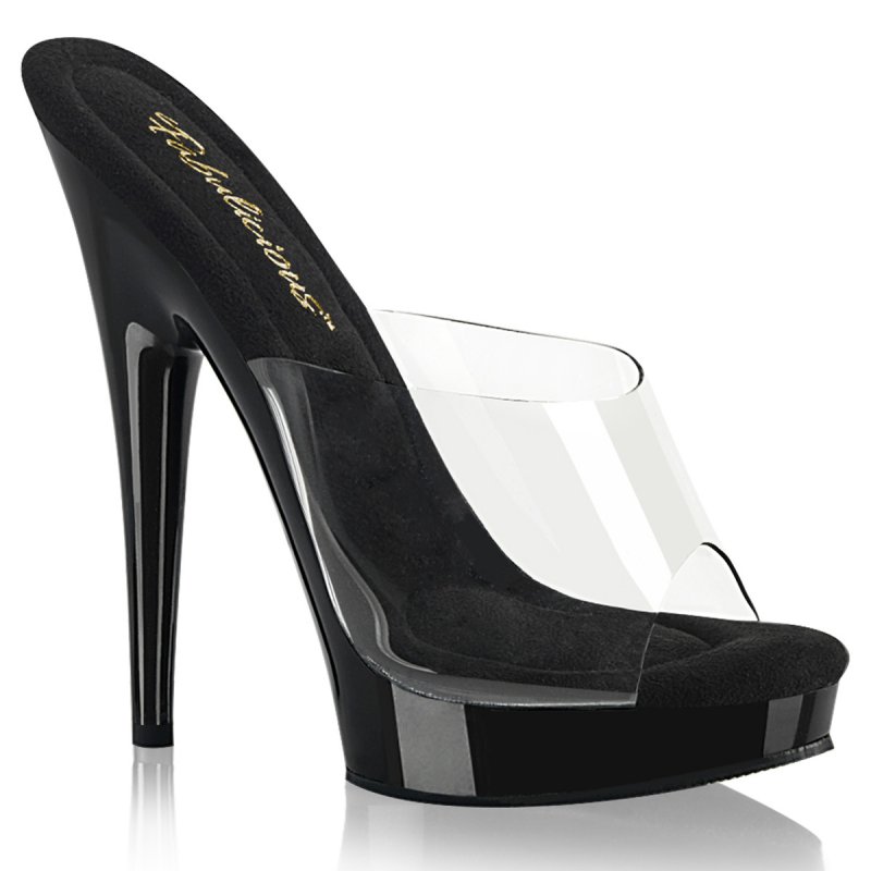 SULTRY-601 SUL601/C/B Pantofle na extra podpatku | SULTRY-601 Fabulicious