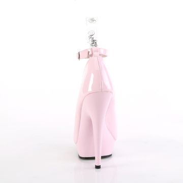 Růžové erotické lodičky na vysokém podpatku SUL686/BP/M | SULTRY-686 Fabulicious - zezadu