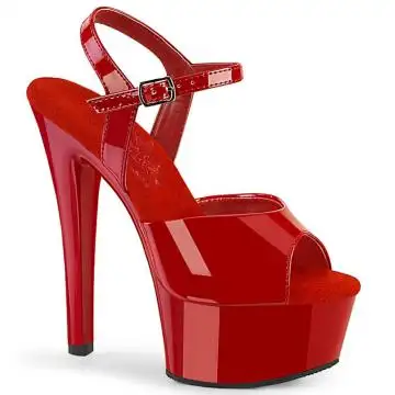 Červené sexy boty na pole dance GLM609/R/M | GLEAM-609 Pleaser