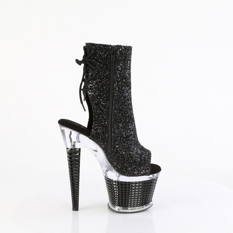 SPECTATOR-1018G SPEC1018G/BG/C-B kozačky Pleaser | SPECTATOR-1018G Pleaser - z vnějšku