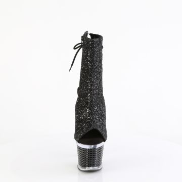 Černé kozačky do nočních podniků Pleaser SPEC1018G/BG/C-B | SPECTATOR-1018G Pleaser - zepředu